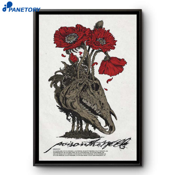 Poison The Well US Shows 2026 Poster