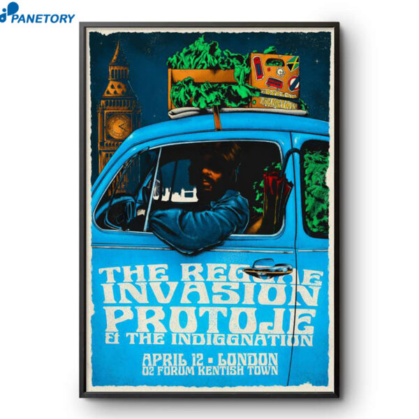 Protoje London UK Apr 12 2026 Poster