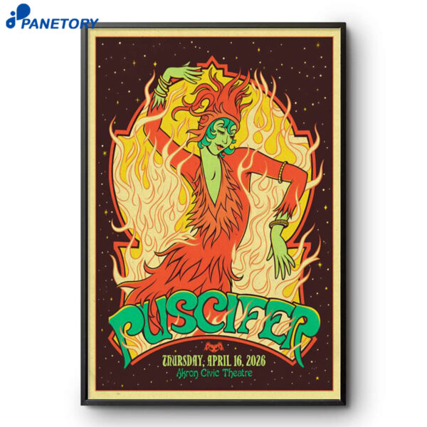 Puscifer Akron OH Apr 16 2026 Poster