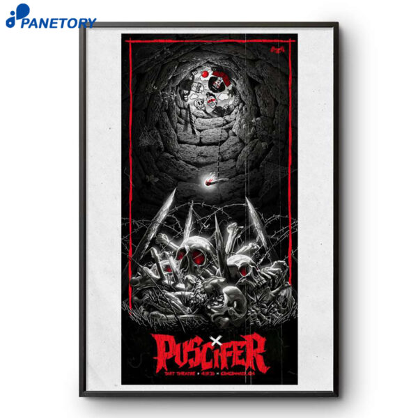 Puscifer Cincinnati OH Tour Apr 19 2026 Poster