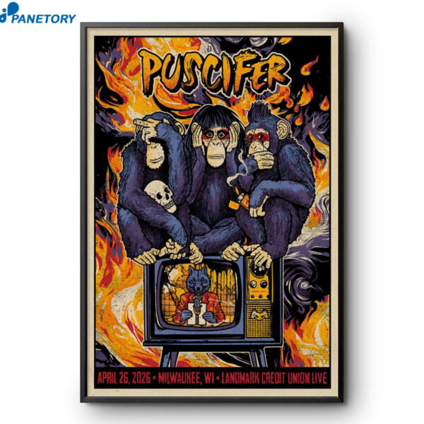Puscifer Milwaukee WI Apr 26 2026 Poster