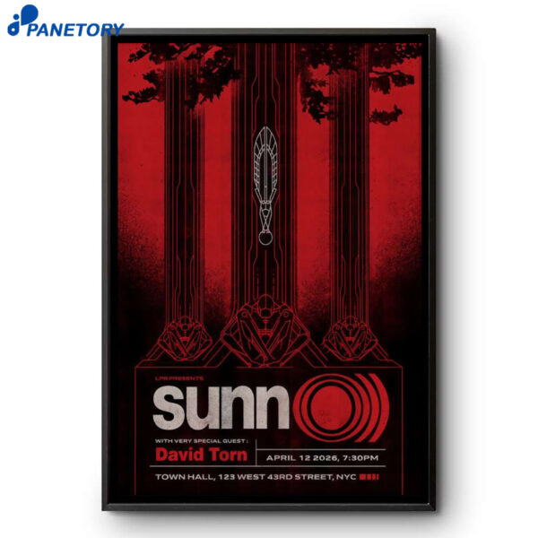 Sunn O))) New York City Apr 12 2026 Poster
