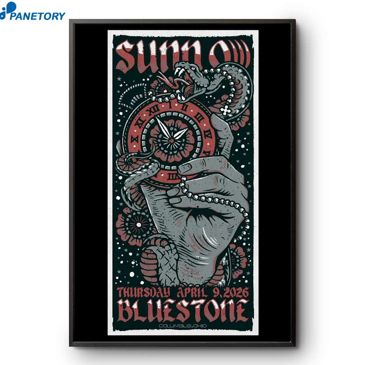 Sunn O))) Tour Columbus Oh Apr 9 2026 Poster 2 Sunn O))) Tour Columbus Oh Apr 9 2026 Poster