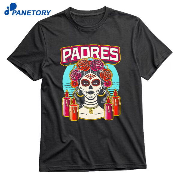 San Diego Padres La Catrina T-Shirt