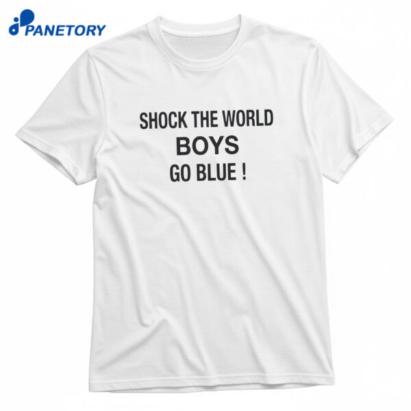 Shock The World Boys Go Blue T-Shirt