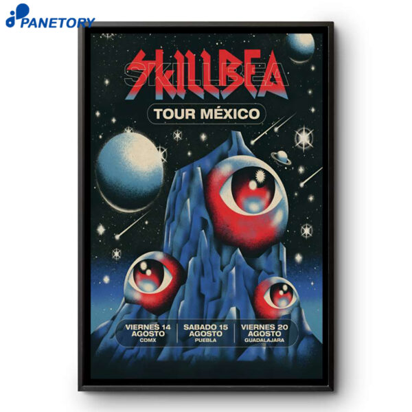 Skillbea Mexico Tour Aug 2026 Poster