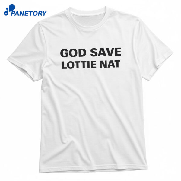 Sophie Thatcher God Save Lottienat T-Shirt