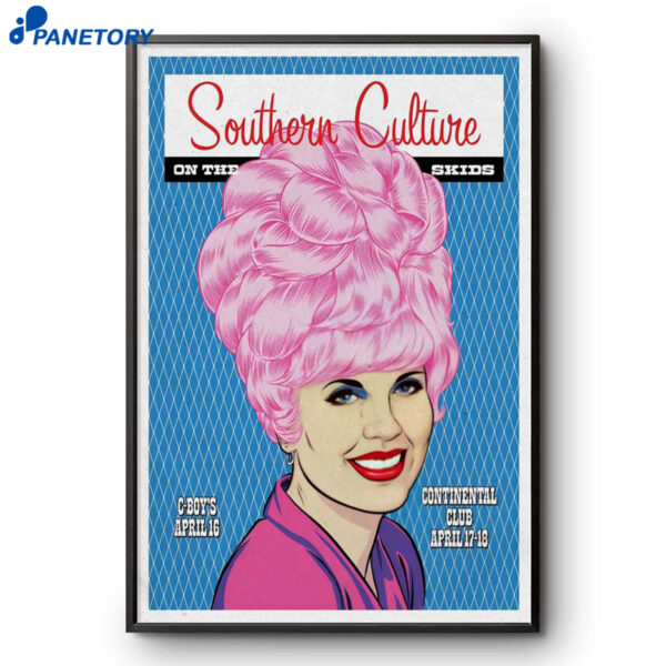 Southern Culture The Skids Austin TX Apr 17-18 2026 Poster