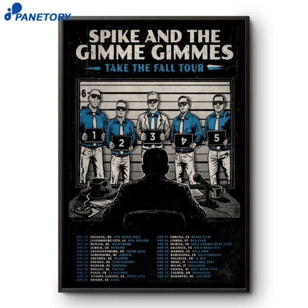 Spike And The Gimme Gimmes Take The Fall Tour 2026 Poster