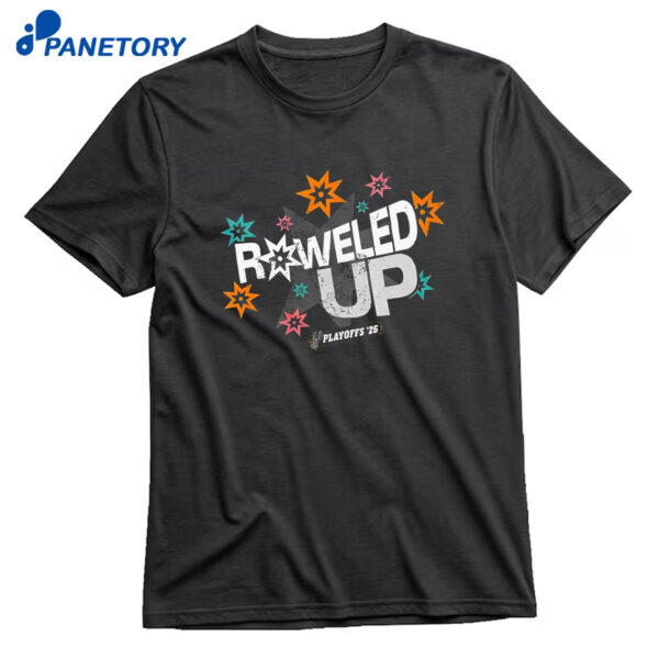 Spurs Roweled Up Playoff 2026 T-Shirt