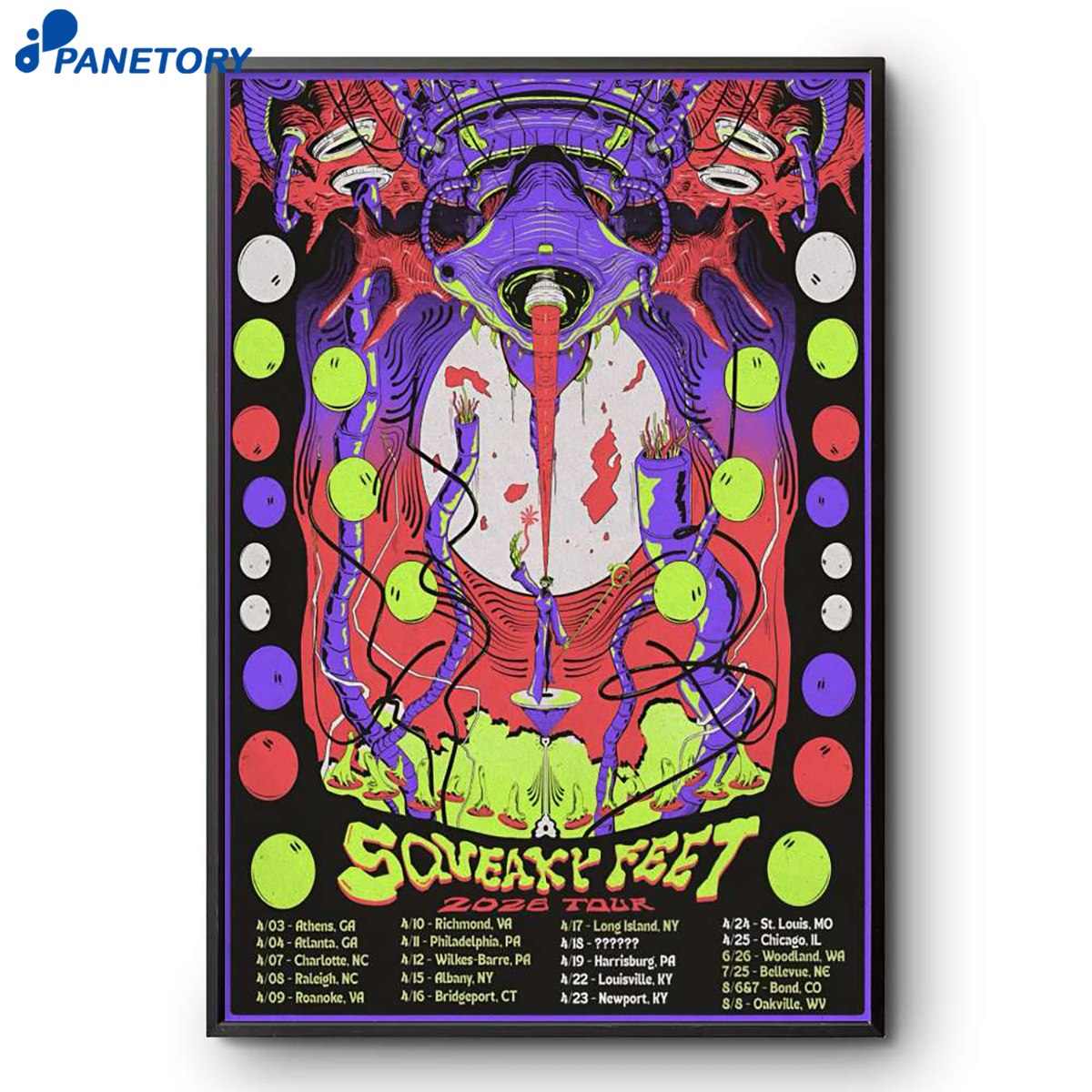 Squeaky Feet Tour Summer 2026 Poster 2 Squeaky Feet Tour Summer 2026 Poster