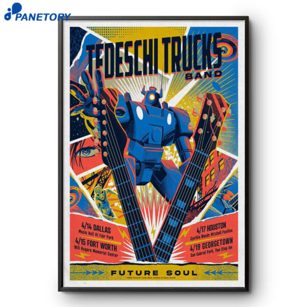 Tedeschi Trucks Band For Show Texas 2026 Poster
