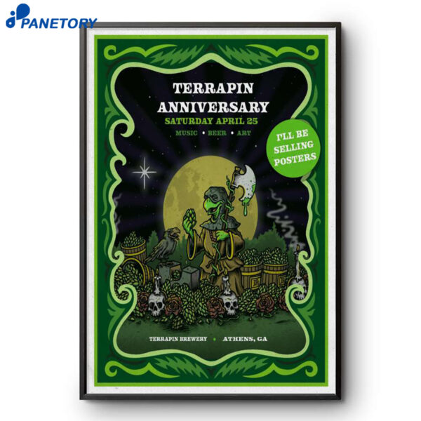 Terrapin Anniversary Athens Apr 25 2026 Poster
