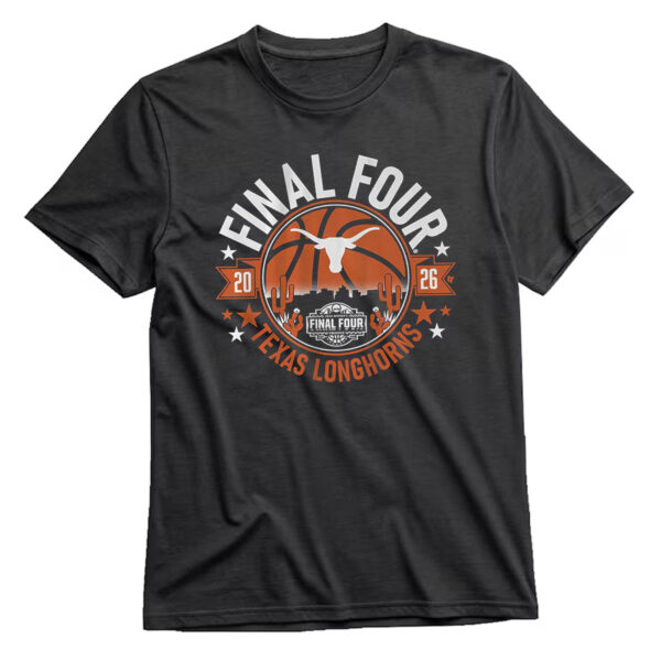 Texas Longhorns WBB 2026 Final Four T-Shirt