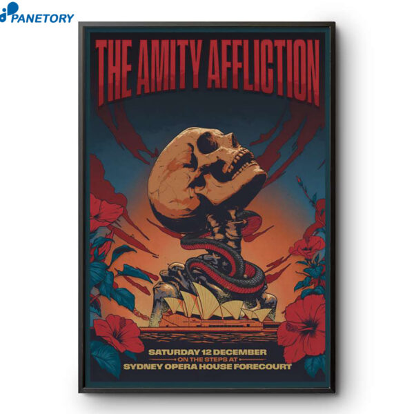 The Amity Affliction Sydney AUS Dec 12 2026 Poster