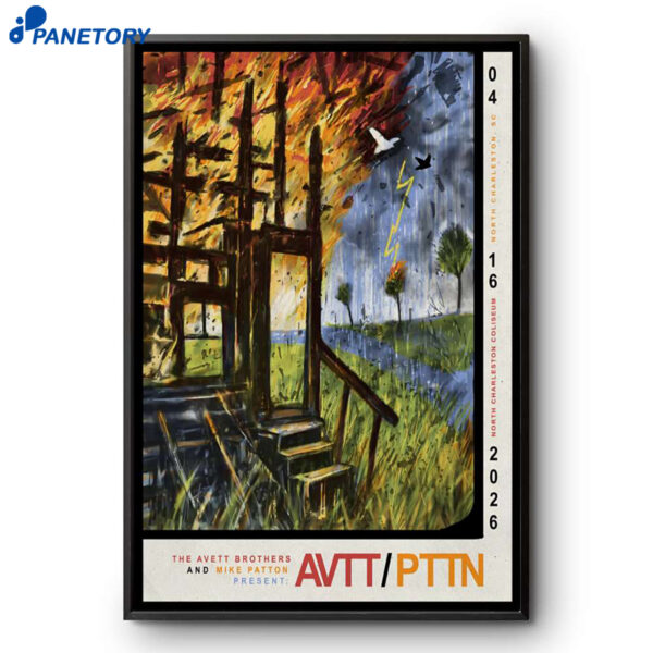The Avett Brothers North Charleston SC Apr 16 2026 Poster