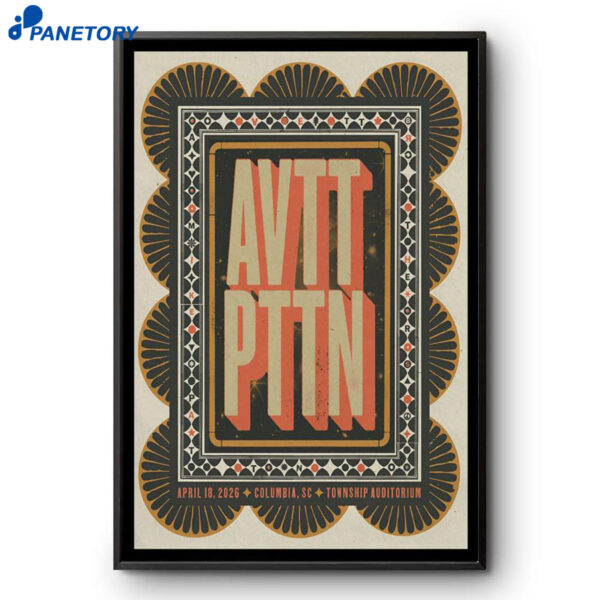The Avett Brothers Township Auditorium Columbia Sc Apr 18 2026 Poster