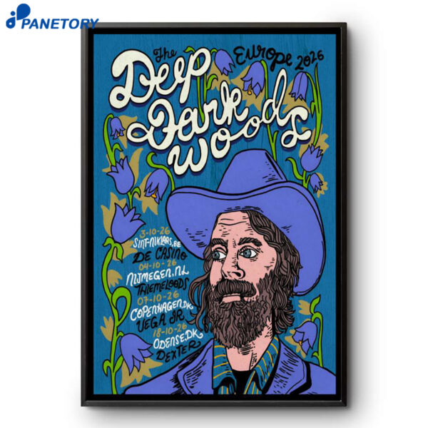The Deep Dark Woods Europe Tour 2026 Poster