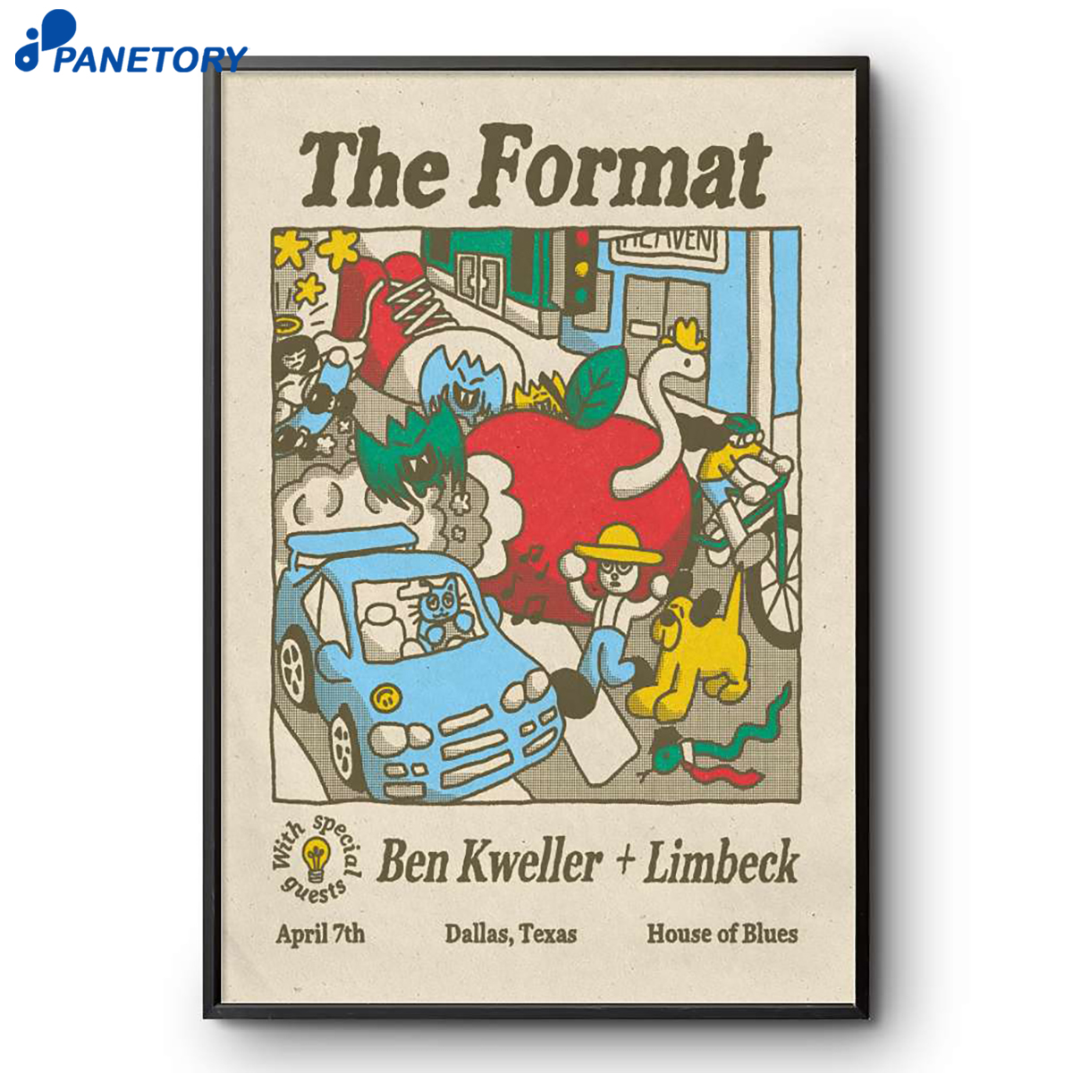 The Format House Of Blues Dallas Tx Apr 7 2026 Poster 2 The Format House Of Blues Dallas Tx Apr 7 2026 Poster