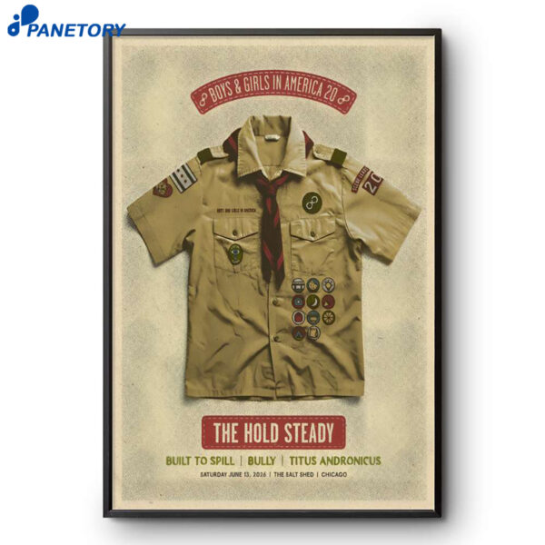 The Hold Steady The Salt Shed Chicago IL Jun 13 2026 Poster