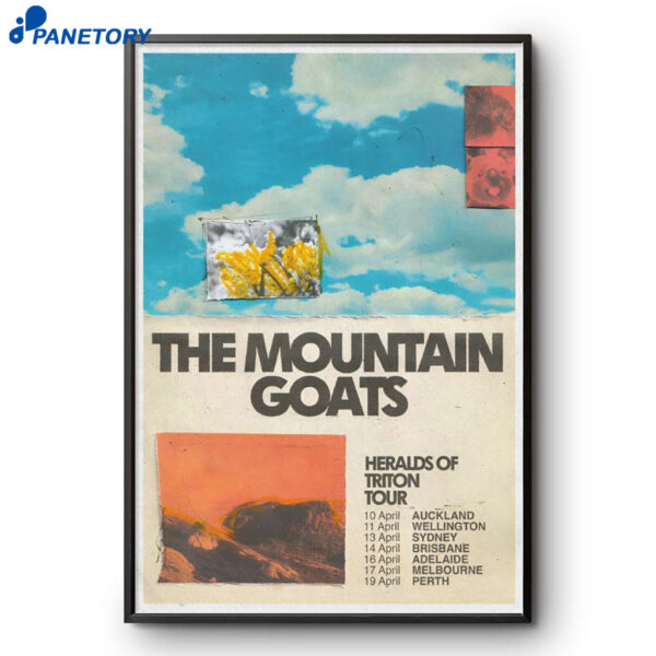 The Mountain Goats Heralds Of Triton Tour 2026 Poster