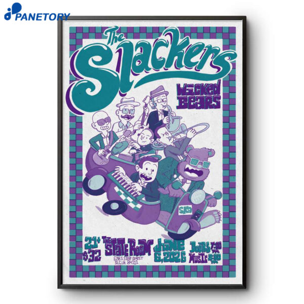 The Slackers Salt Lake City UT Tour Jun 6 2026 Poster