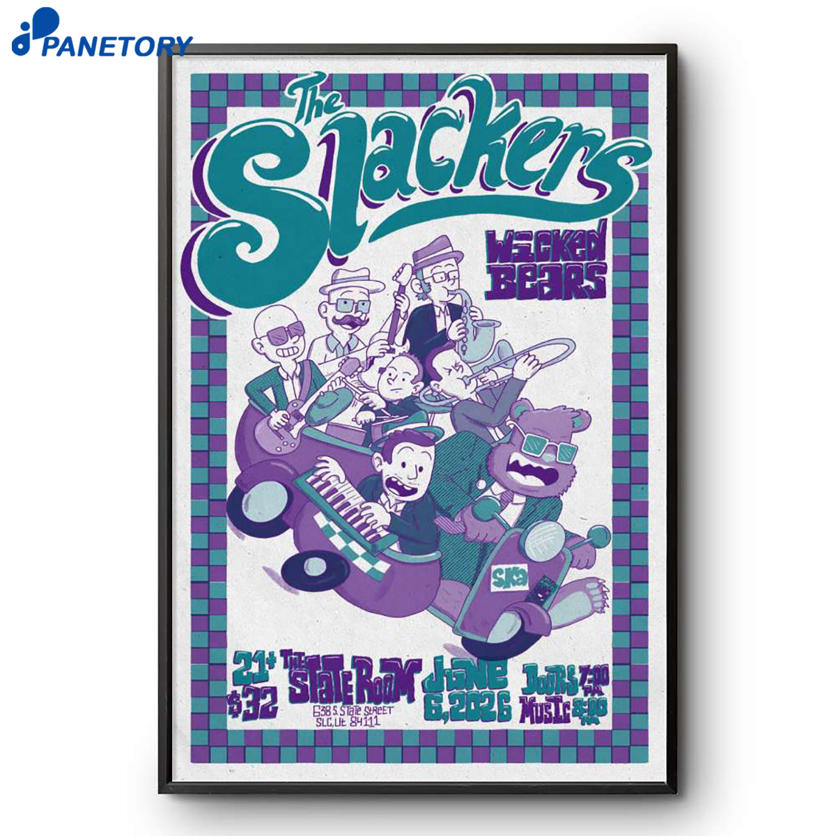 The Slackers Salt Lake City Ut Tour Jun 6 2026 Poster 2 The Slackers Salt Lake City Ut Tour Jun 6 2026 Poster