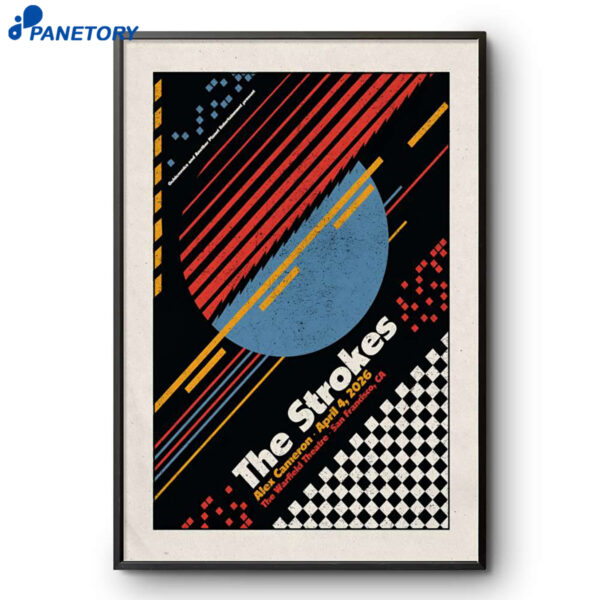 The Strokes San Francisco CA Apr 4 2026 Poster