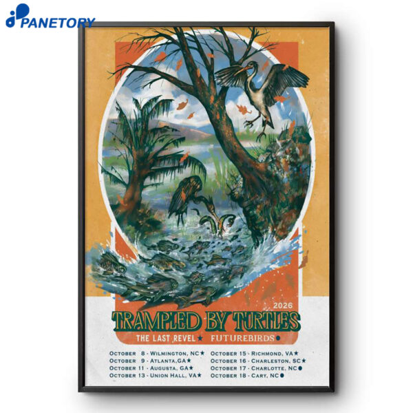 Trampled By Turtles Tour October 2026 Poster