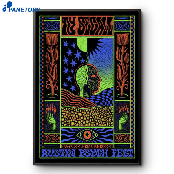 Ty Segall Austin Psych Fest Austin TX May 9 2026 Poster