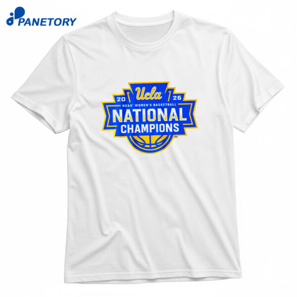 Ucla Bruins Wbb 2026 National Champions Logo T-Shirt