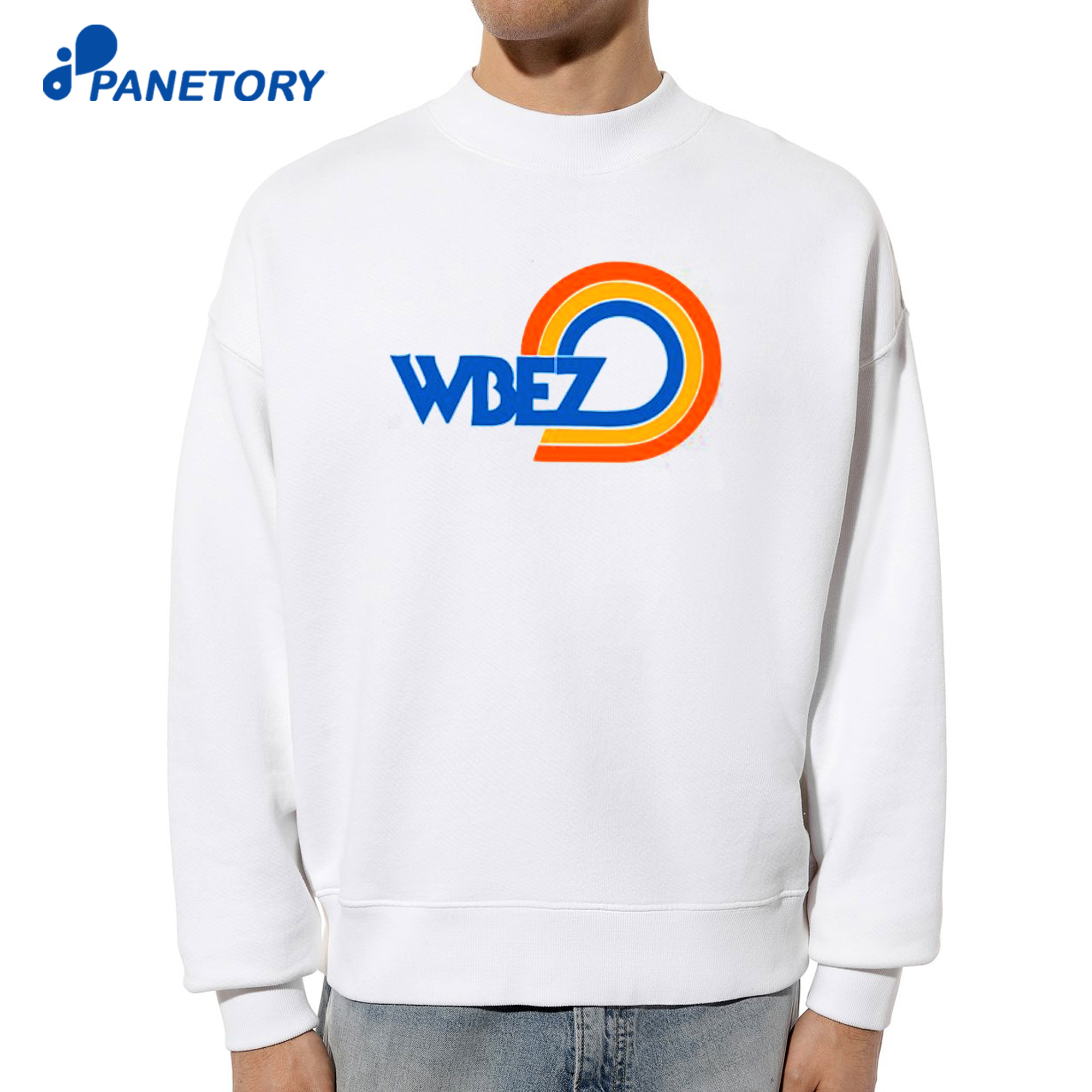 Wbez Vintage Logo White Ringer T-Shirt 6 Wbez Vintage Logo White Ringer T-Shirt 2