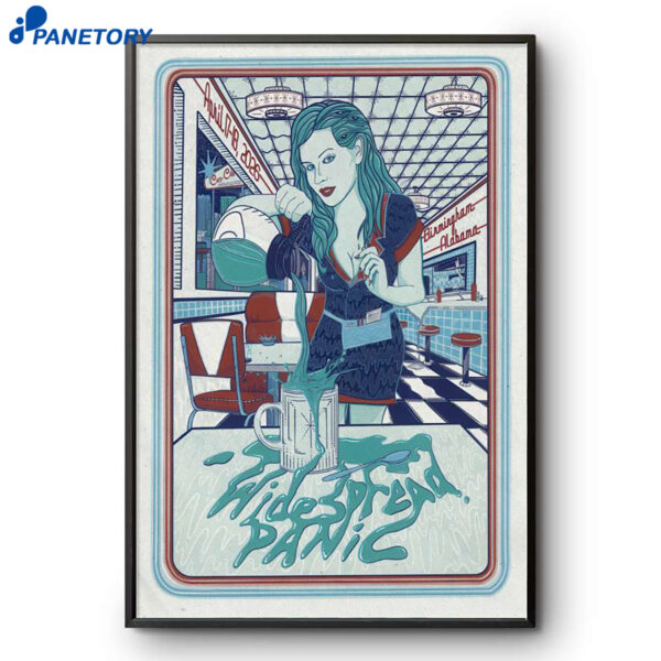 Widespread Panic Birmingham AL Event Apr 17-18 2026 Poster