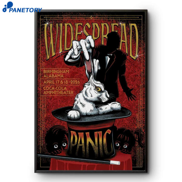 Widespread Panic Birmingham AL Apr 17-18 Poster