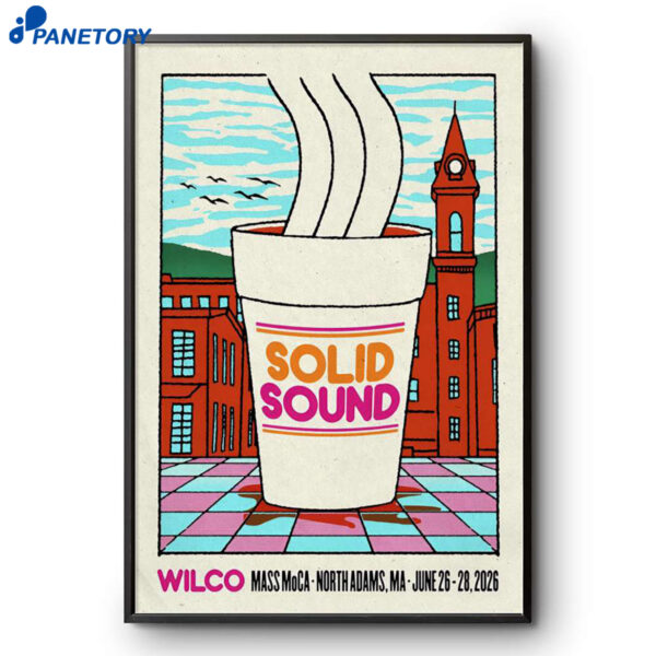 Wilco Solid Sound Festival North Adams MA Jun 26-28 2026 Poster