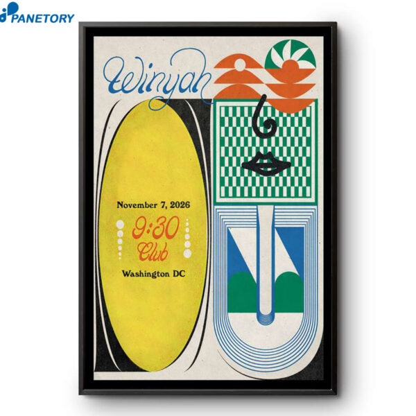 Winyah Washington DC Nov 7 2026 Poster