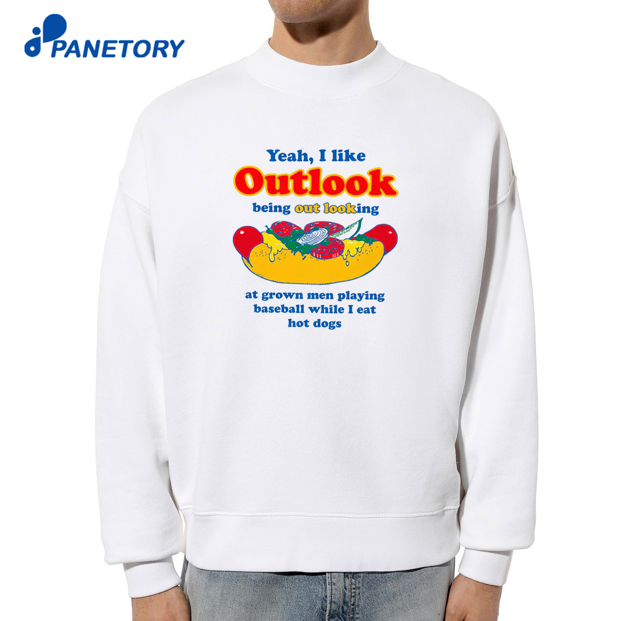 Yeah I Like Outlook. Being Out Looking At Grown Men Playing Baseball While I Eat Hot Dogs T-Shirt 6 Yeah I Like Outlook. Being Out Looking At Grown Men Playing Baseball While I Eat Hot Dogs T-Shirt 2