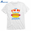 Yeah I'm Bi Bi-ting This Damn Hot Dog And Enjoying It T-shirt 1
