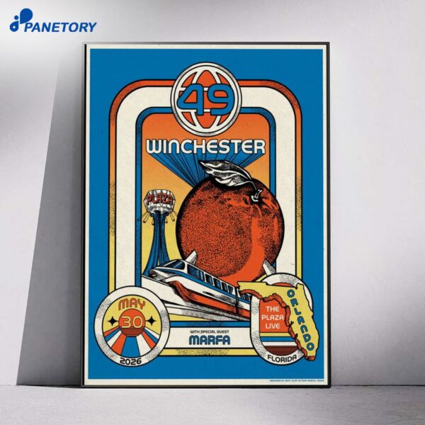 49 Winchester Plaza Live Orlando FL May 30 2026 Poster