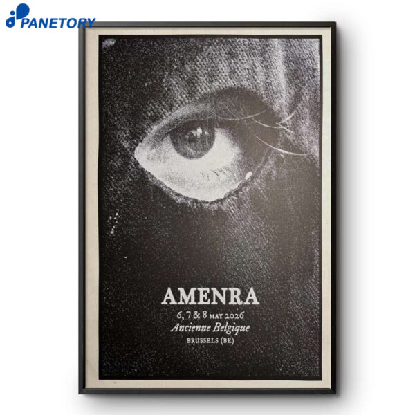 Amenra Ancienne Belgique May 6-8 2026 Poster