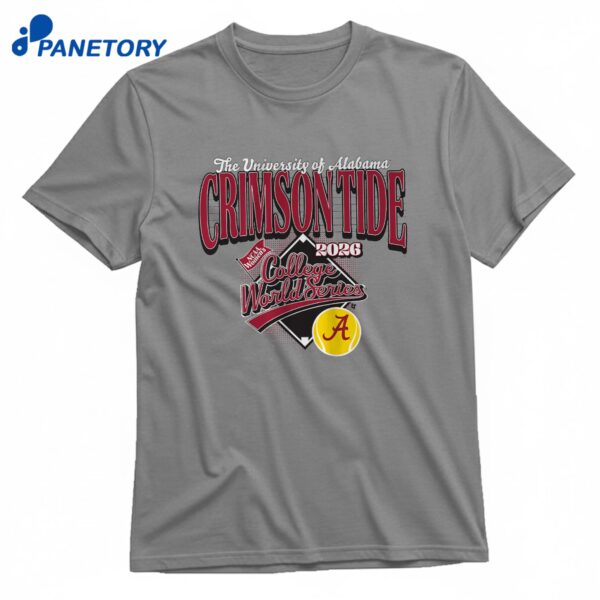 Alabama Softball 2026 Women's College World Series T-Shirt