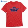 Alex Game Seven Newhook T-shirt 1