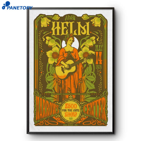 Amy Helm Fall River MA Tour May 14 2026 Poster