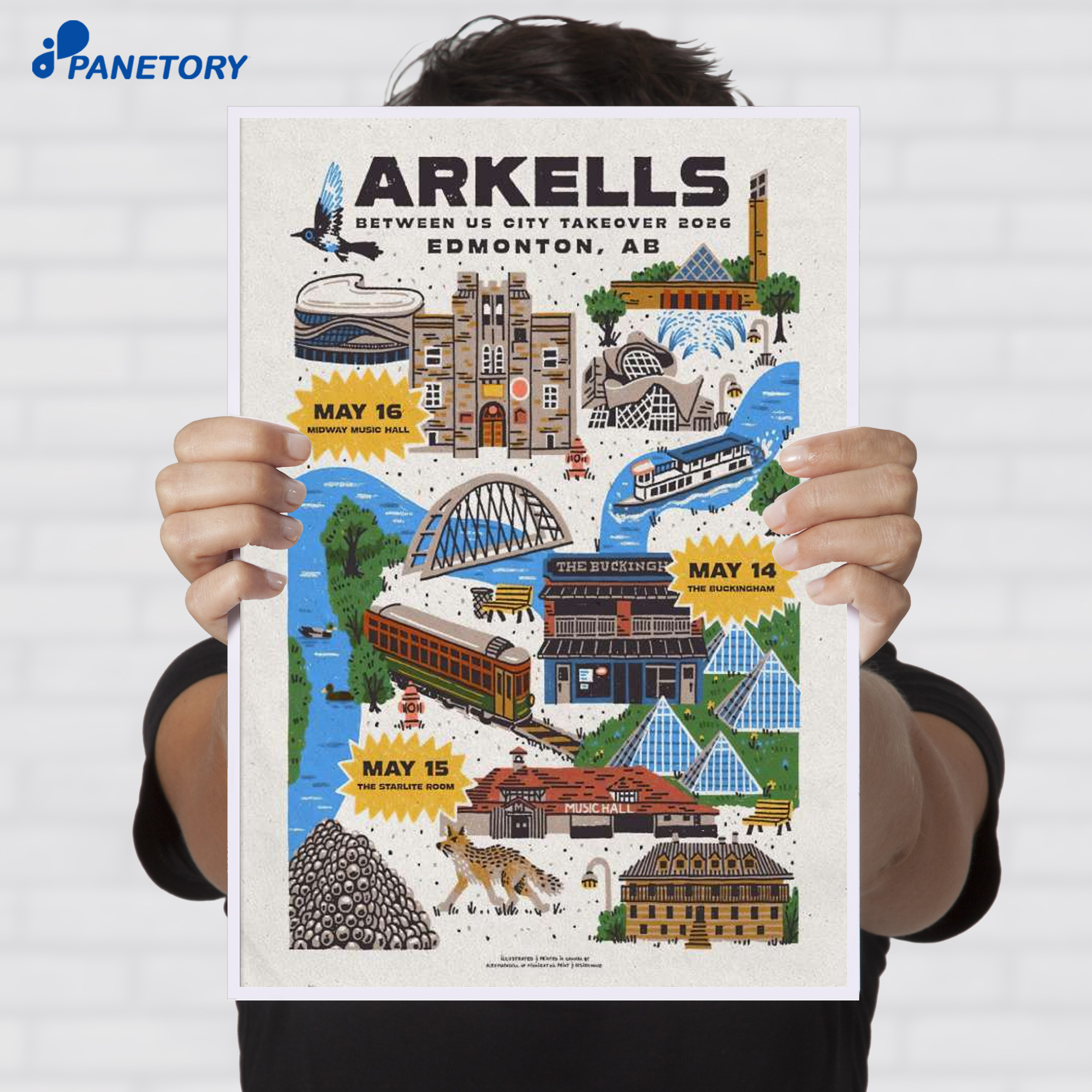 Arkells Between Us City Takeover Edmonton Ab May 14 16 2026 Poster Arkells Between Us City Takeover Edmonton Ab May 14 16 2026 Poster