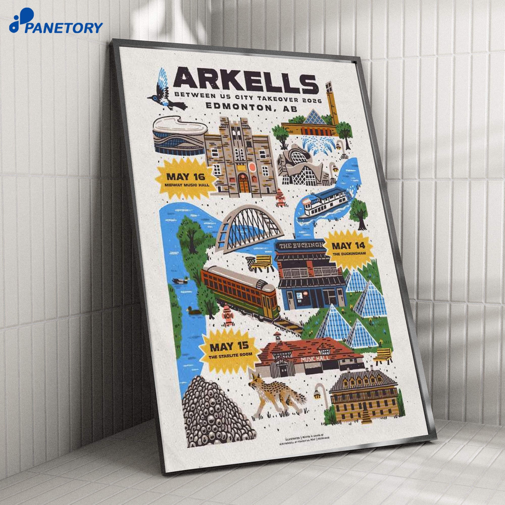 Arkells Between Us City Takeover Edmonton Ab May 14 16 2026 Poster Arkells Between Us City Takeover Edmonton Ab May 14 16 2026 Poster