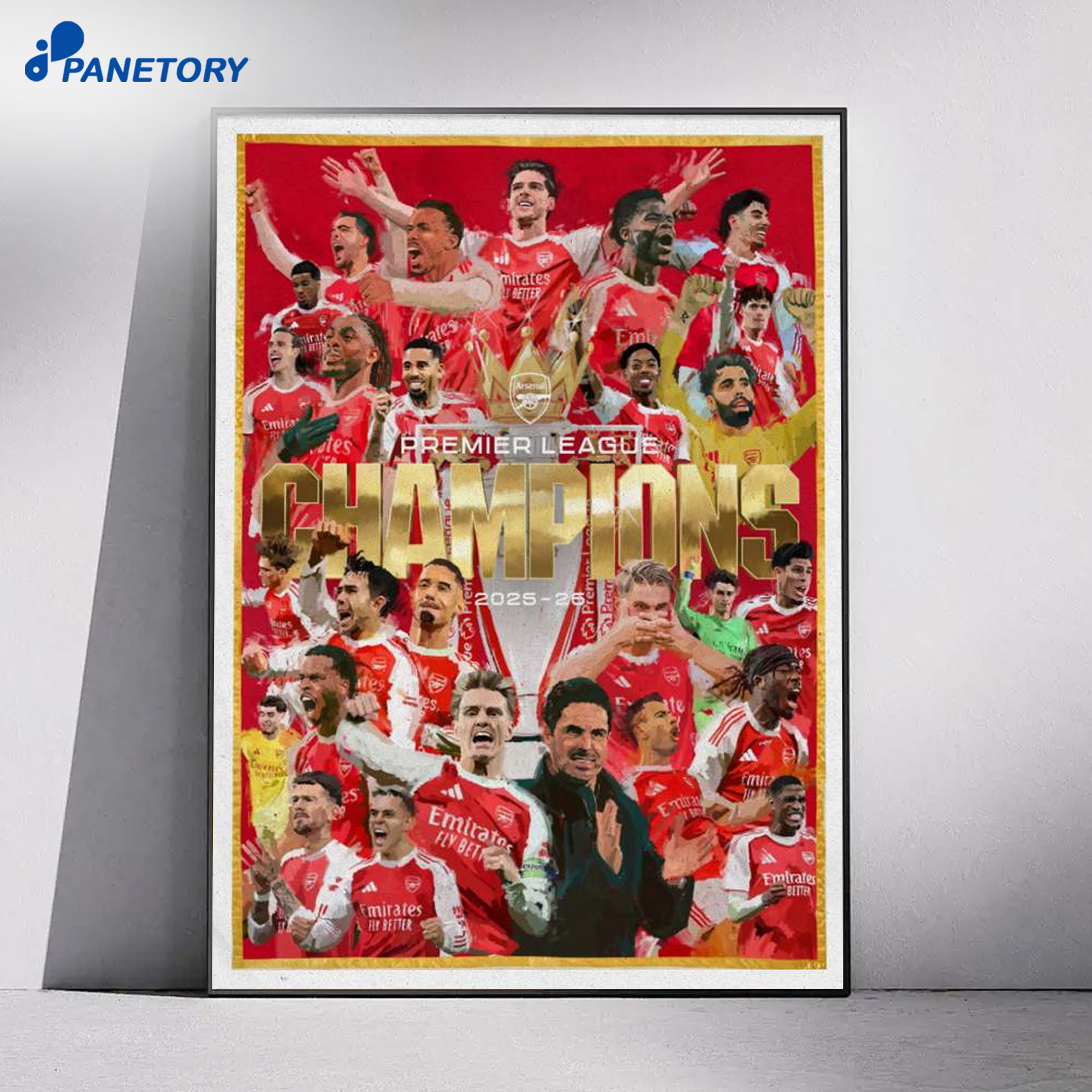 Arsenal Champions 2026 Poster 4 Arsenal Champions 2026 Poster 1