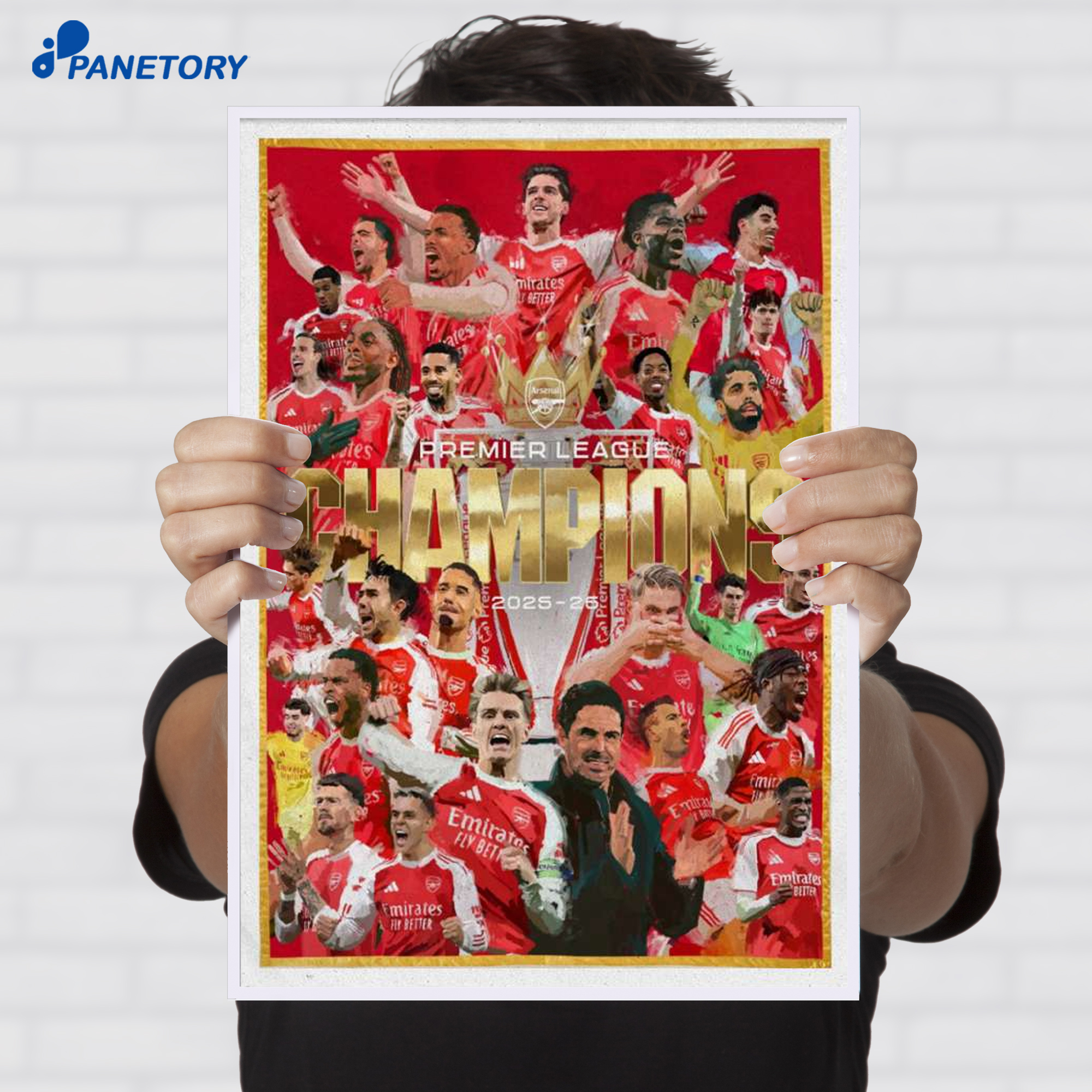 Arsenal Champions 2026 Poster Arsenal Champions 2026 Poster