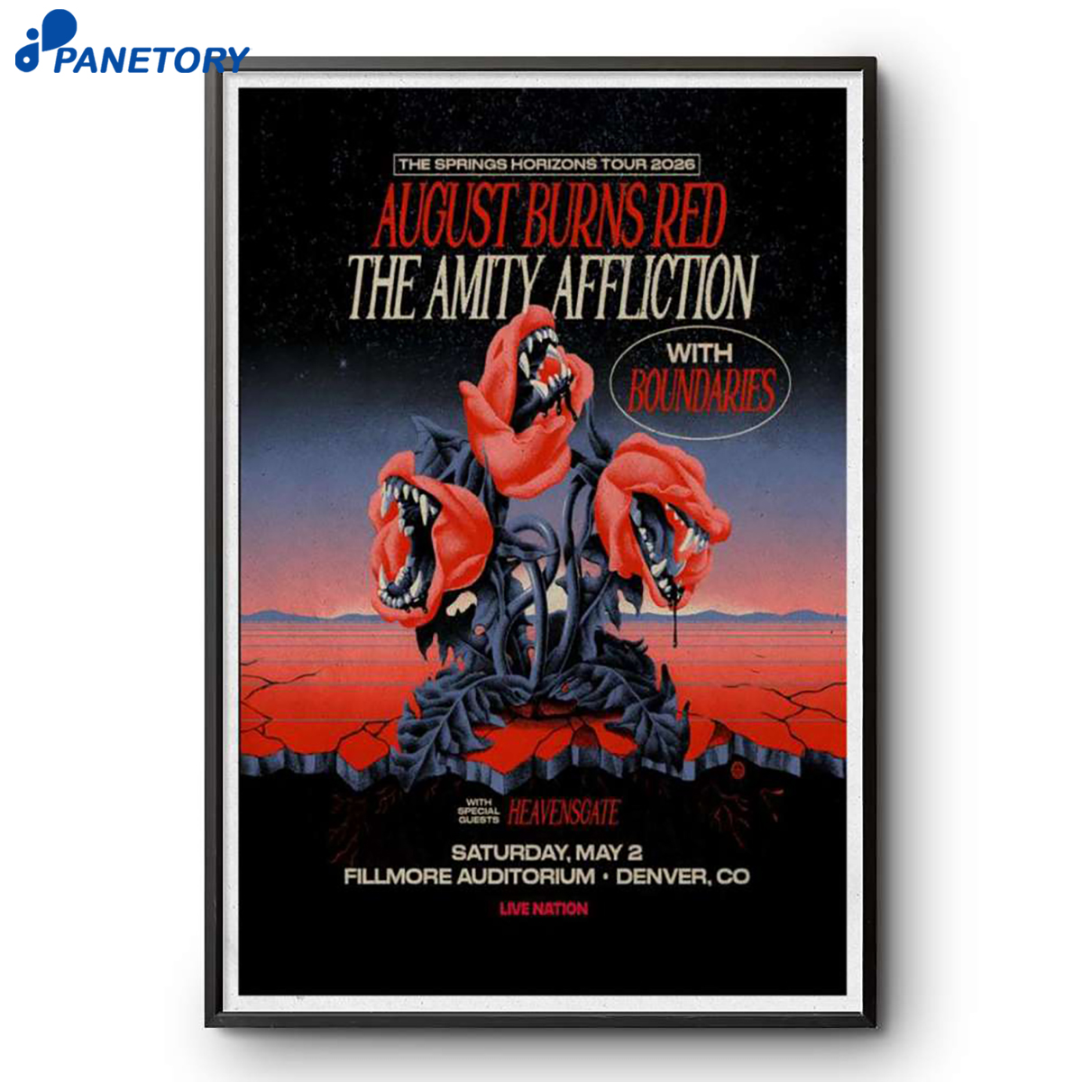 August Burns Red Denver Co May 2 2026 Poster 2 August Burns Red Denver Co May 2 2026 Poster