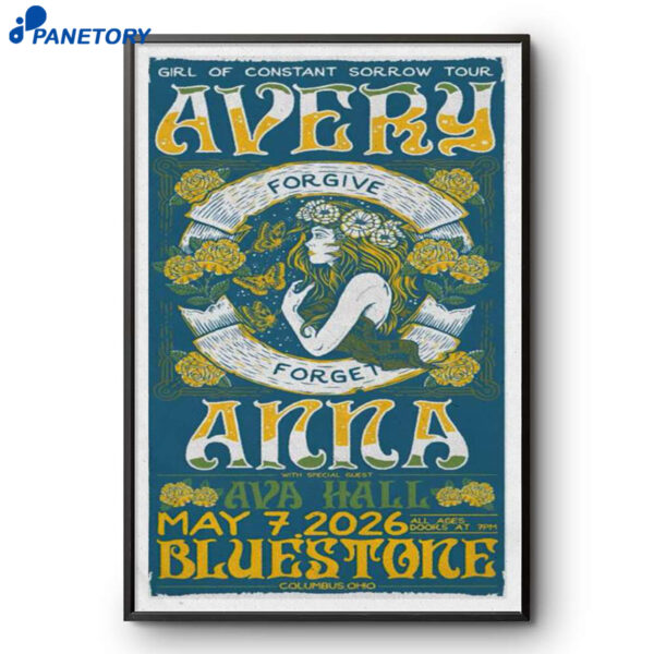 Avery Anna & Ava Hall Columbus May 7 2026 Poster