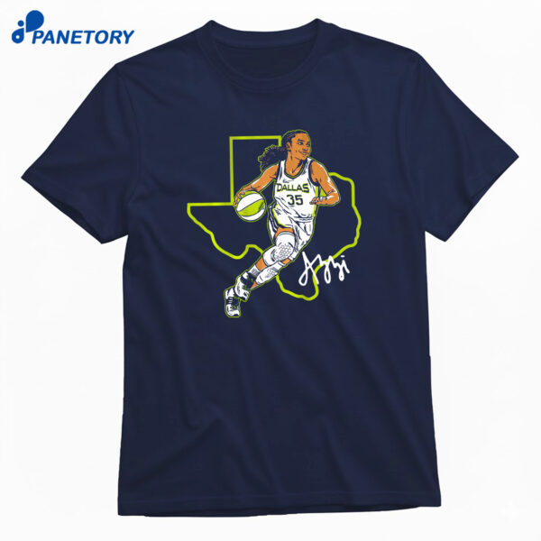 Azzi Fudd Dallas State Star T-Shirt